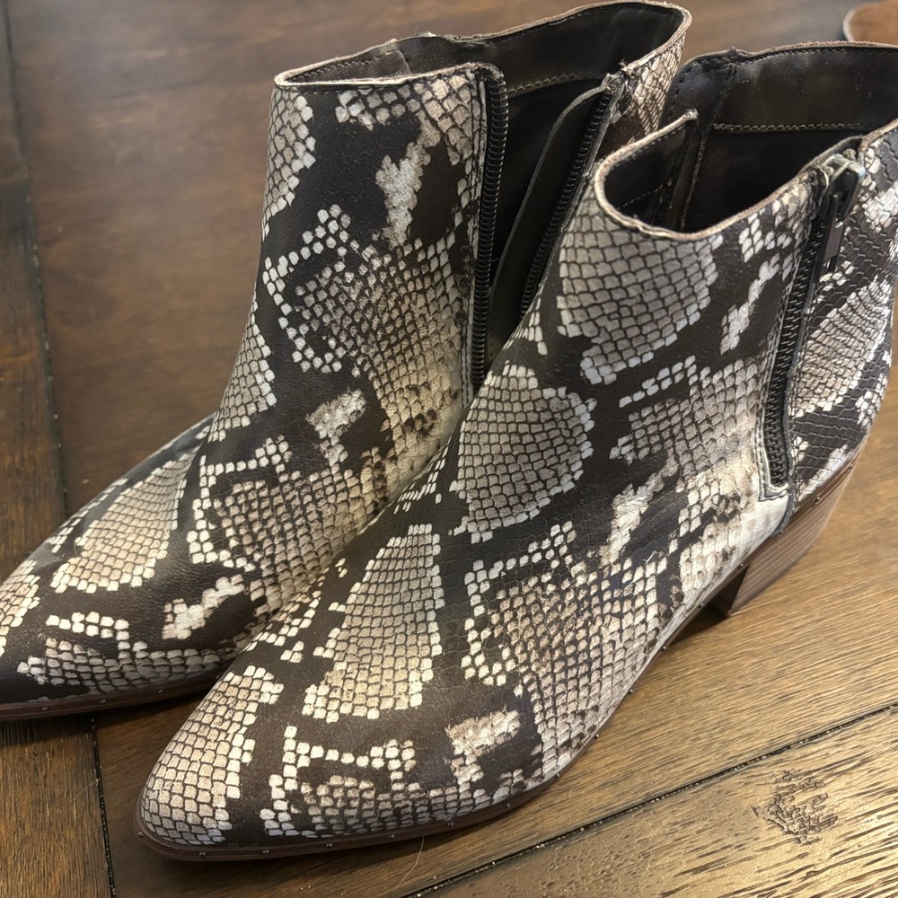 Bleeker & Bond Snakeskin Boots